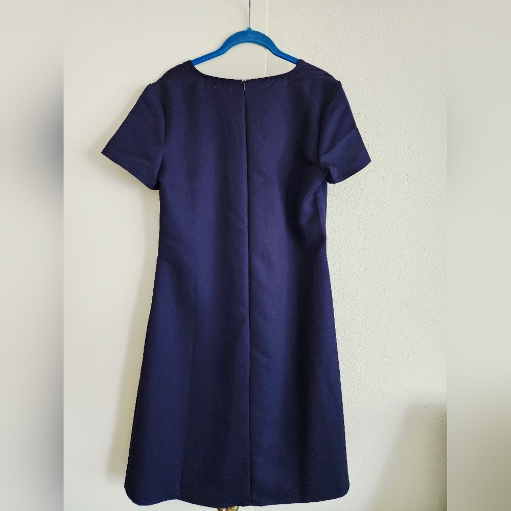 *NWT* KESTON | Navy Blue Women's Midi Dress | Medium - Picture 2 of 4